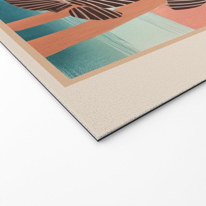 Tropical Sunset Palms III Welcome Mat Gallery Image 2
