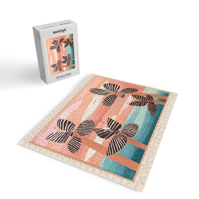 Tropical Sunset Palms III Jigsaw Puzzle Gallery Image 2