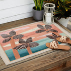 Tropical Sunset Palms III Outdoor Rug Gallery Image 2