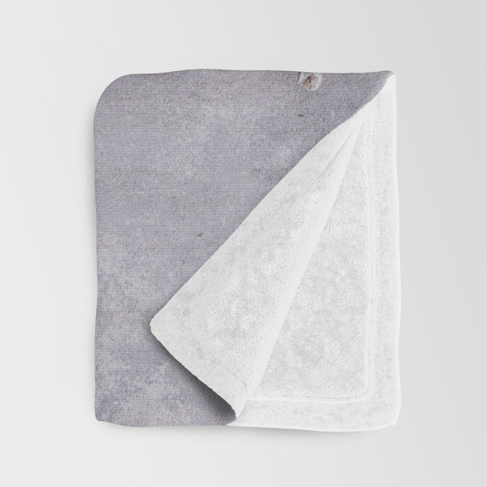 Italian Plaster Concrete Wall Throw Blanket Gallery Image 3