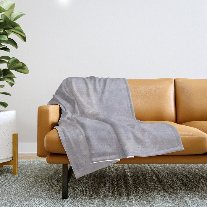 Italian Plaster Concrete Wall Throw Blanket Gallery Image 1