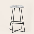 San Francisco White Map Stool Gallery Image 1