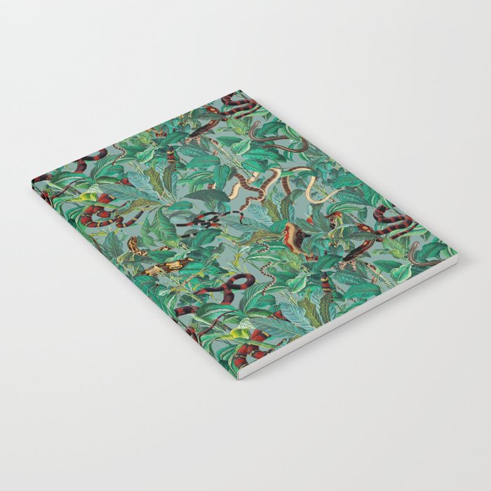 Leaf and Snake pattern Notebook Gallery Image 2