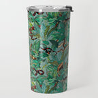 Leaf and Snake pattern Travel Mug Gallery Image 2