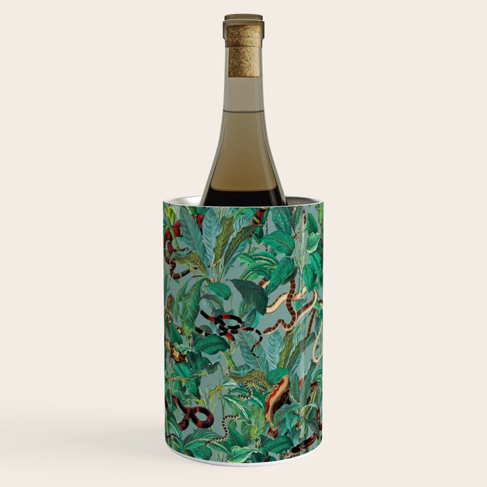 Leaf and Snake pattern Wine Chiller Gallery Image 2