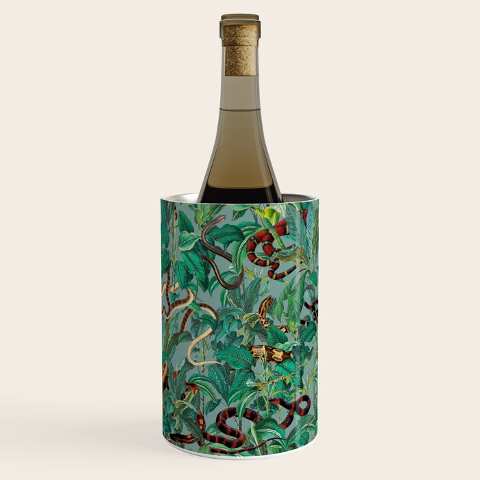 Leaf and Snake pattern Wine Chiller Gallery Image 1