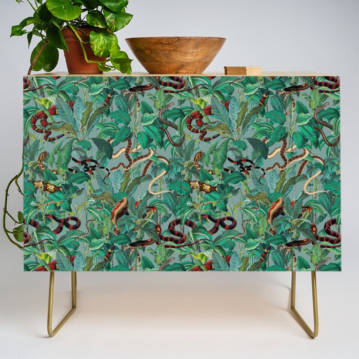 Leaf and Snake pattern Credenza Gallery Image 1