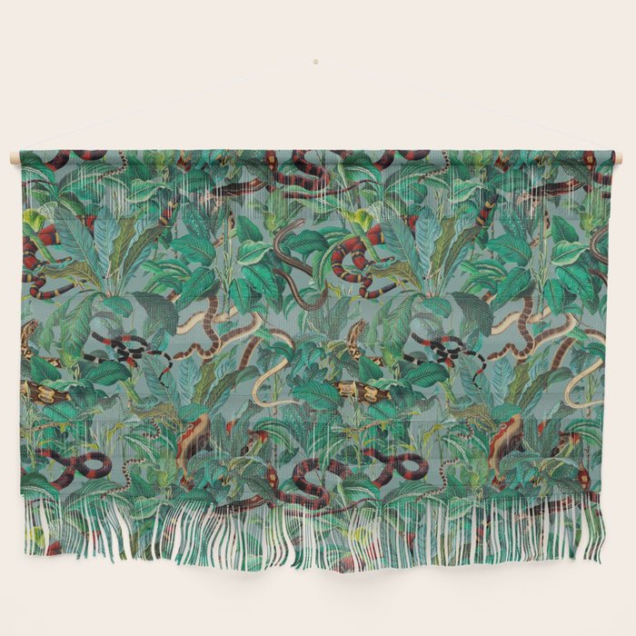 Leaf and Snake pattern Wall Hanging Gallery Image 1