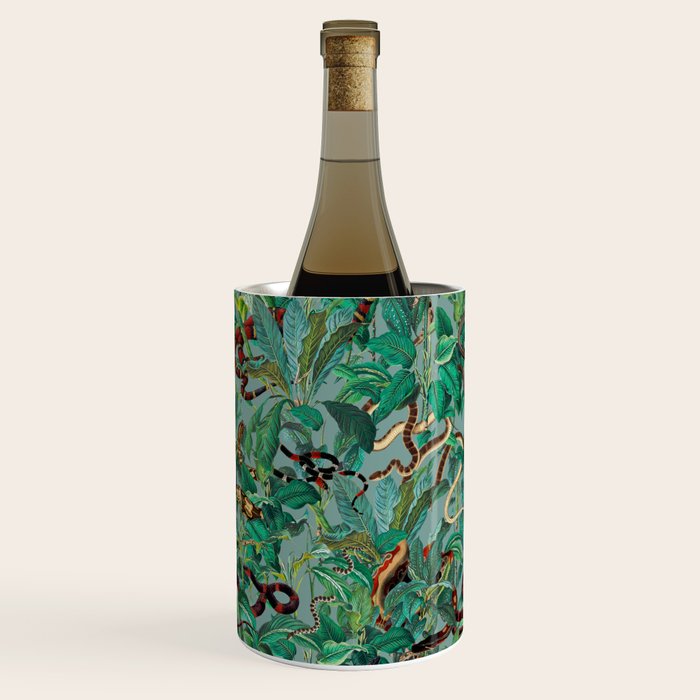 Leaf and Snake pattern Wine Chiller Gallery Image 3