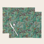 Leaf and Snake pattern Placemat Gallery Image 1