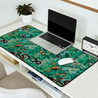 Leaf and Snake pattern Desk Mat Gallery Image 2