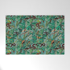 Leaf and Snake pattern Welcome Mat Gallery Image 1