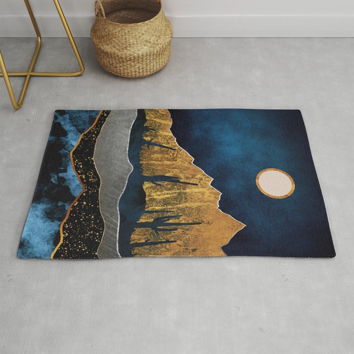 Midnight Desert Moon Rug Gallery Image 1