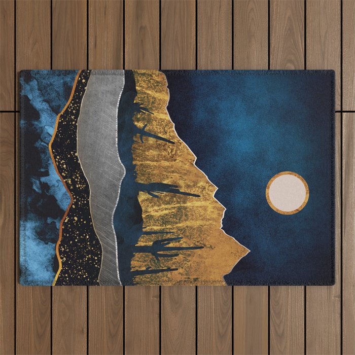 Midnight Desert Moon Outdoor Rug Gallery Image 1