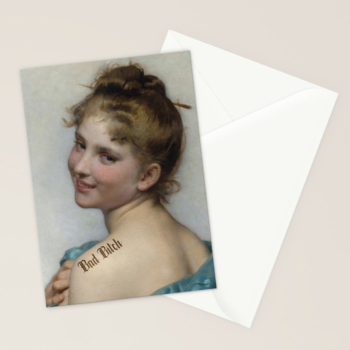 Bad Bitch Stationery Card Gallery Image 2