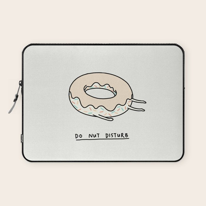 Donut Disturb Laptop Sleeve Gallery Image 1