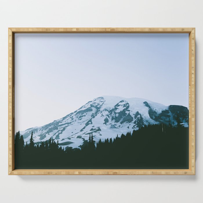 Mount Rainier VI Serving Tray Gallery Image 1