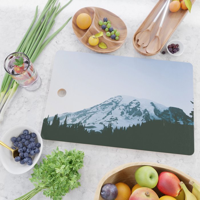 Mount Rainier VI Cutting Board Gallery Image 2