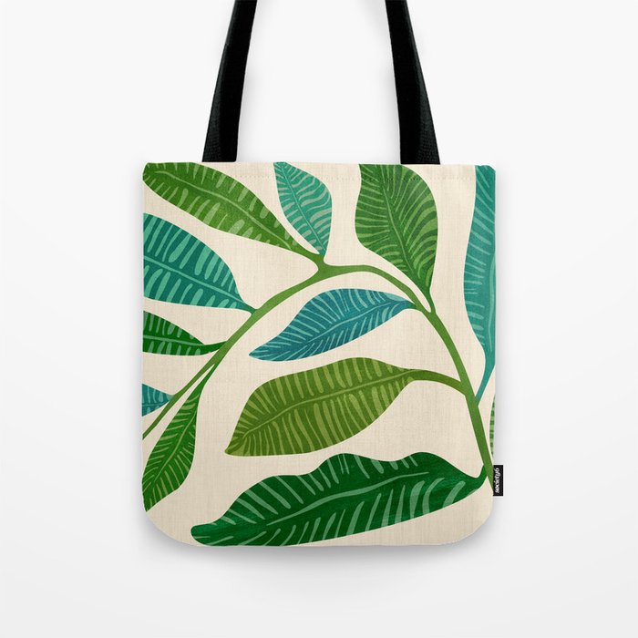 Let's Go Botanical Tote Bag Gallery Image 1