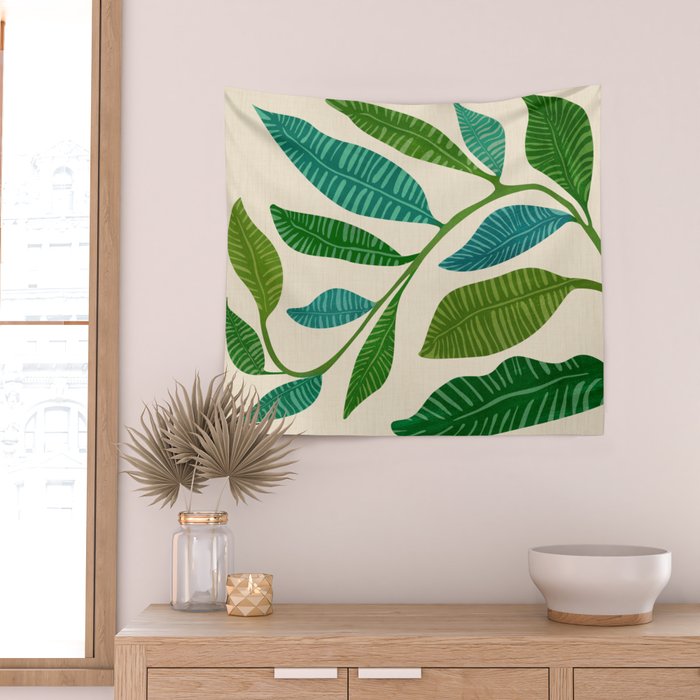 Let's Go Botanical Wall Tapestry Gallery Image 2