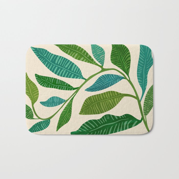 Let's Go Botanical Bath Mat Gallery Image 1