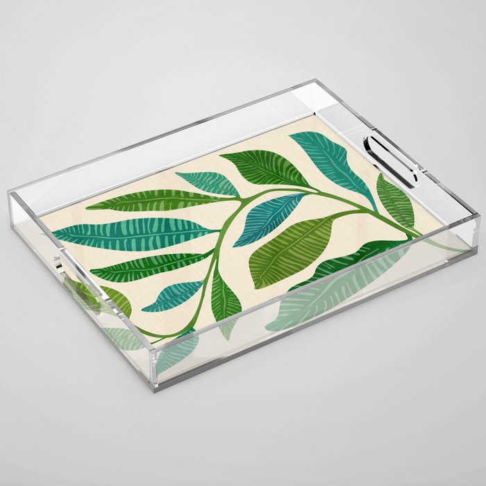 Let's Go Botanical Acrylic Tray Gallery Image 1