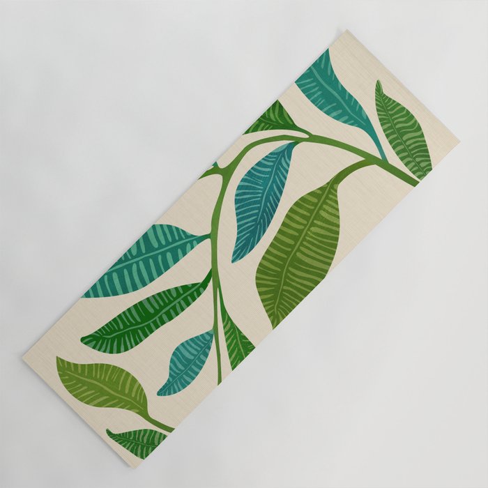 Let's Go Botanical Yoga Mat Gallery Image 1