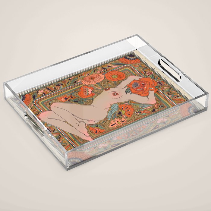 In Bloom Acrylic Tray Gallery Image 1