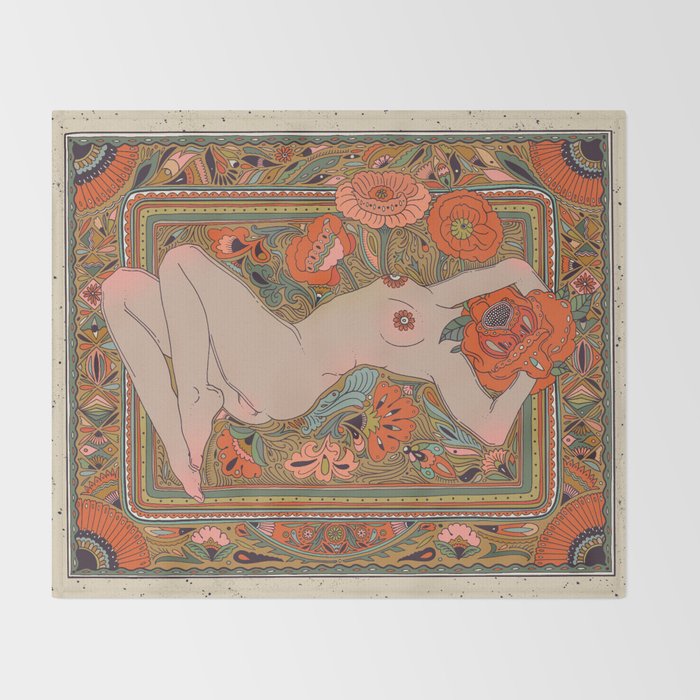 In Bloom Throw Blanket Gallery Image 2