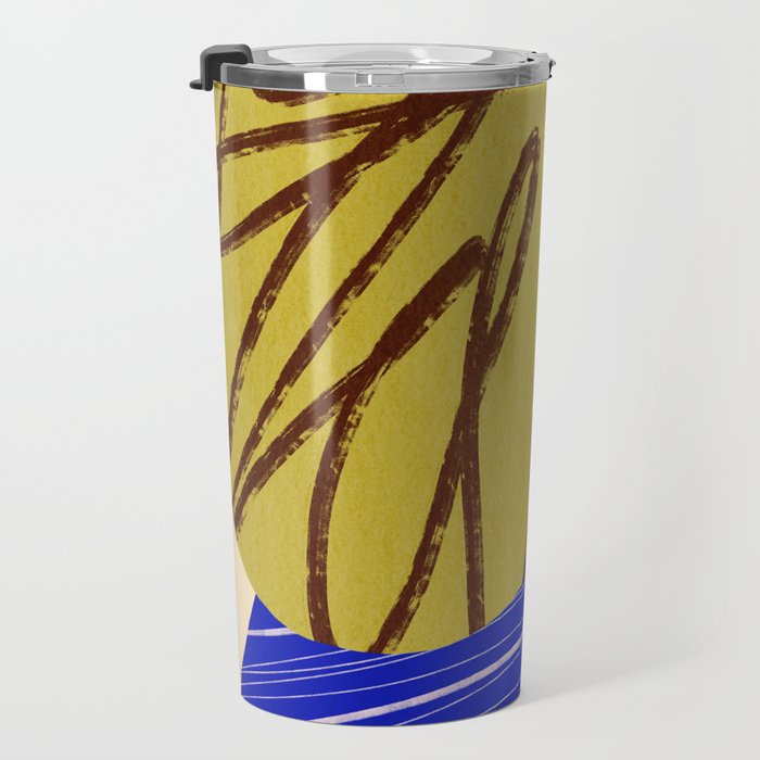 Abstract composition E01 Travel Mug Gallery Image 3