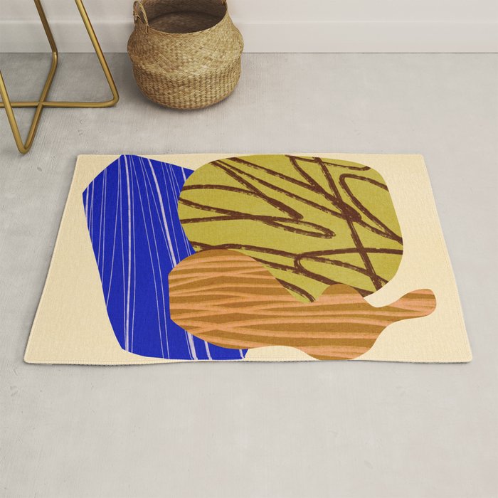 Abstract composition E01 Rug Gallery Image 1