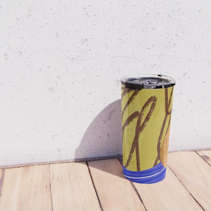 Abstract composition E01 Travel Mug Gallery Image 4