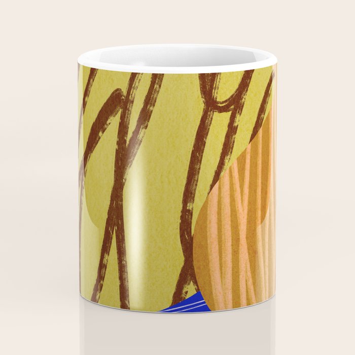 Abstract composition E01 Coffee Mug Gallery Image 4
