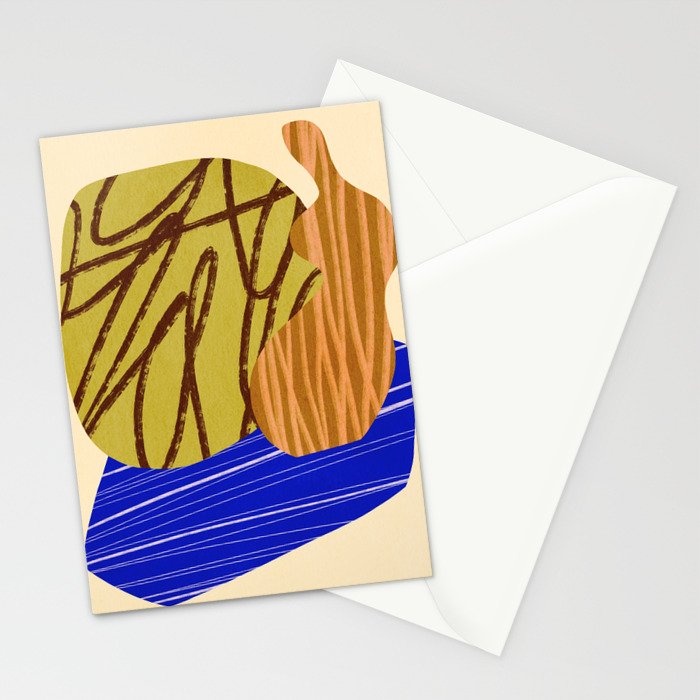 Abstract composition E01 Stationery Card Gallery Image 2