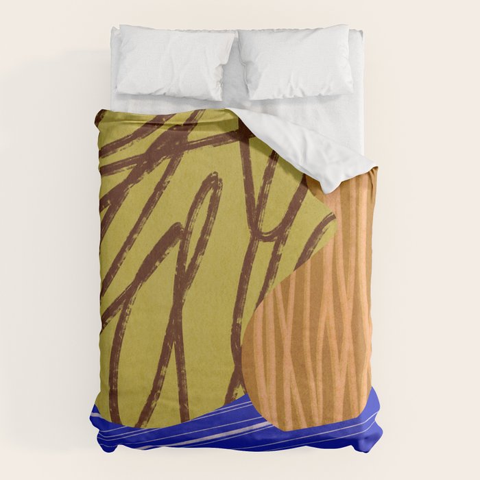 Abstract composition E01 Duvet Cover Gallery Image 6