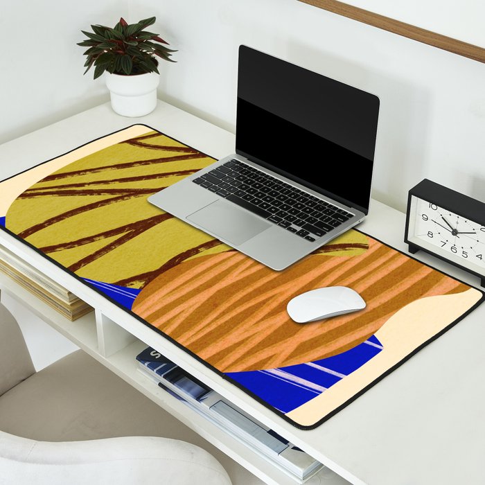 Abstract composition E01 Desk Mat Gallery Image 2