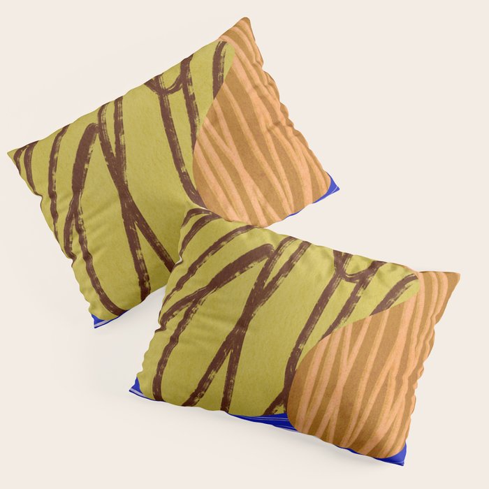 Abstract composition E01 Pillow Sham Gallery Image 3