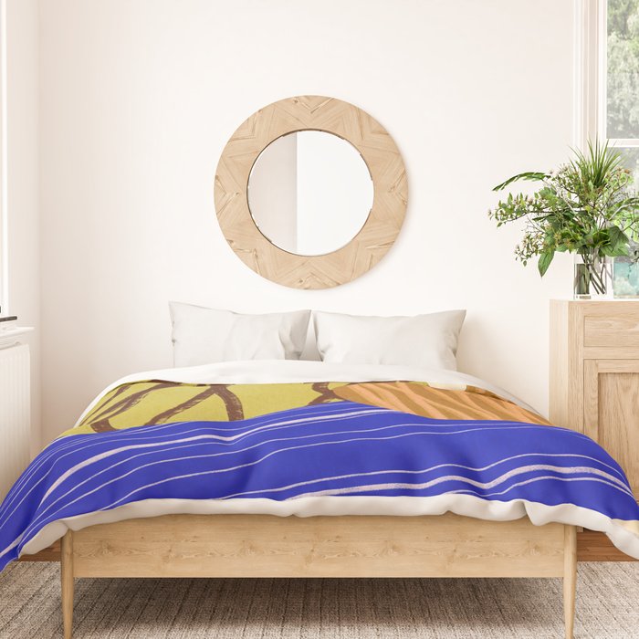 Abstract composition E01 Duvet Cover Gallery Image 3