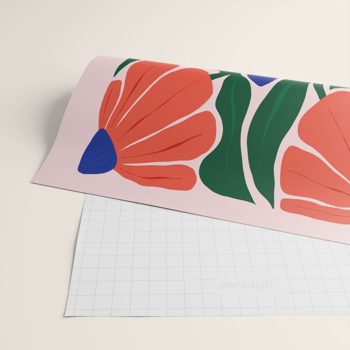 Carmine Lily Wrapping Paper Gallery Image 2