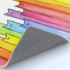 Rainbow of Cats Funny Whimsical Animals Rug Gallery Image 4