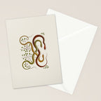 Snakes by Albertus Seba Stationery Card Gallery Image 2