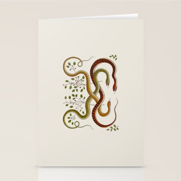 Snakes by Albertus Seba Stationery Card Gallery Image 2