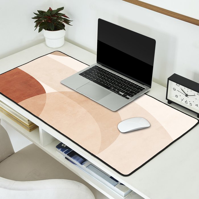 Abstract Minimal Shapes 16 Desk Mat Gallery Image 2