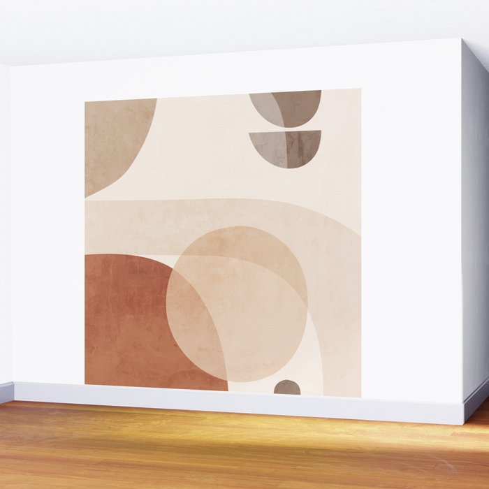 Abstract Minimal Shapes 16 Wall Mural Gallery Image 2