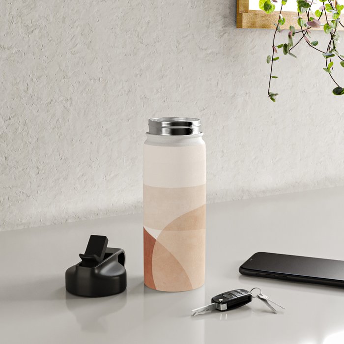 Abstract Minimal Shapes 16 Water Bottle Gallery Image 4