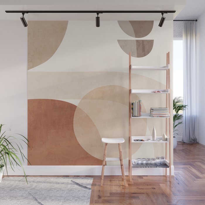 Abstract Minimal Shapes 16 Wall Mural Gallery Image 1