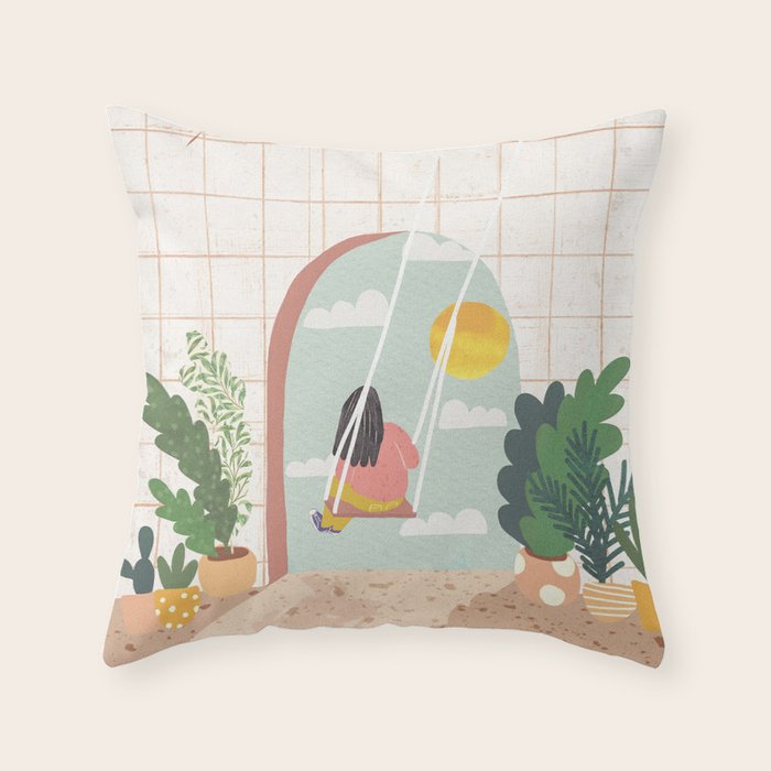 The Future is Bright Throw Pillow Gallery Image 6