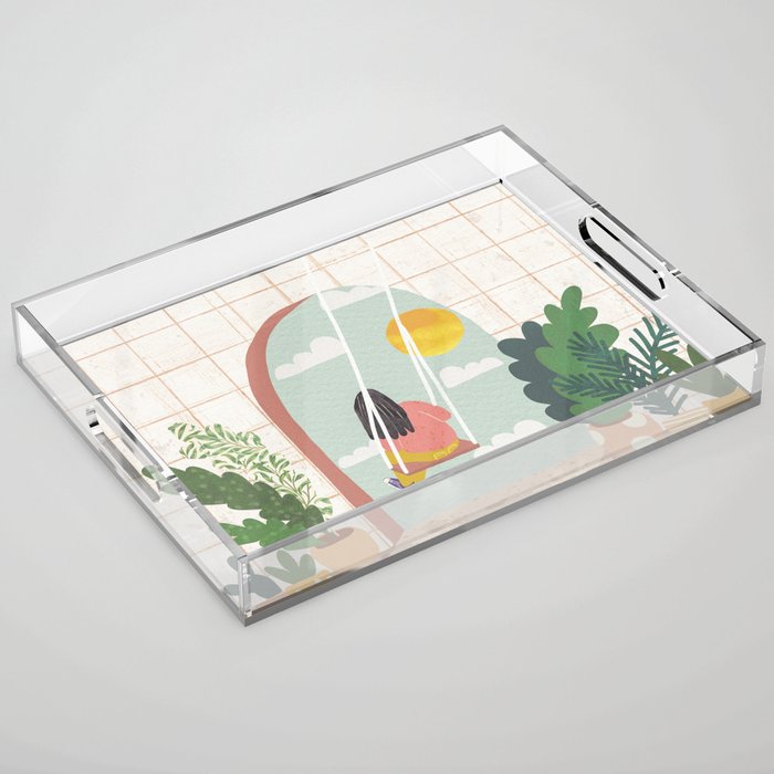 The Future is Bright Acrylic Tray Gallery Image 1