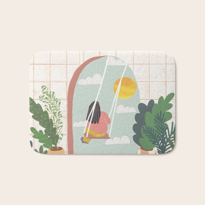 The Future is Bright Bath Mat Gallery Image 1