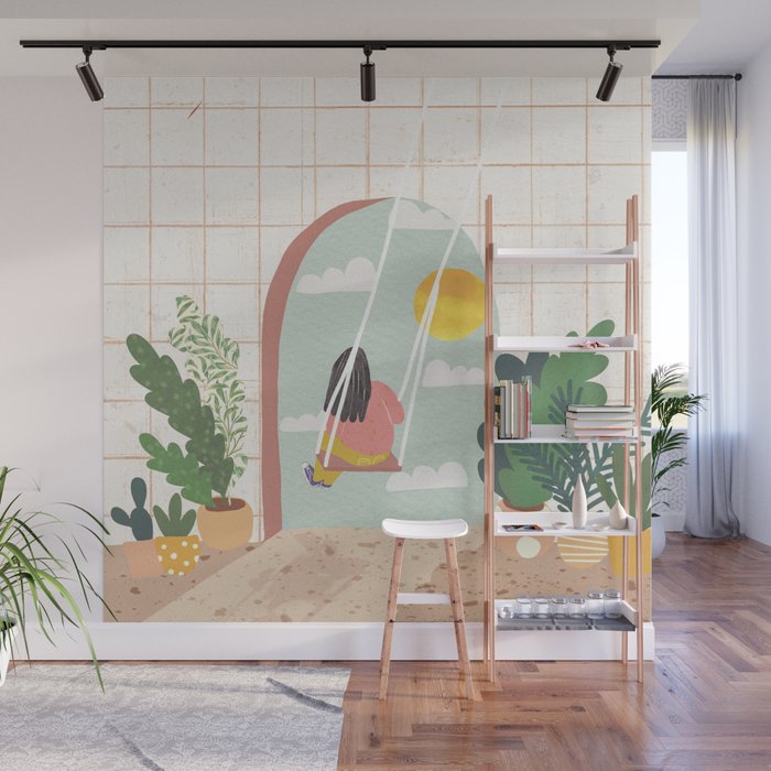 The Future is Bright Wall Mural Gallery Image 1